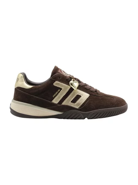 Sneakersy Back70 brązowe