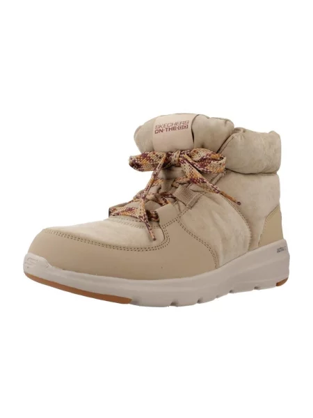 Čizme Skechers Glacial Ultra Trend Up Bež smeđa