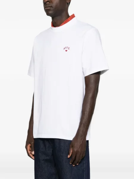 Tricou Arte Antwerp cu autograf alb