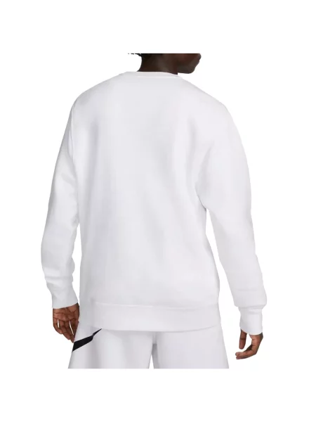 Bluza dresowa sportowa Sportswear Club Fleece biała