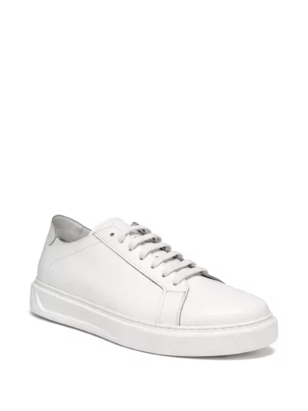 Sneakerși Franzese Collection din piele alb