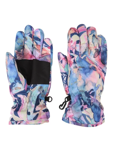 Printed – dziecięce rękawice narciarskie Purple