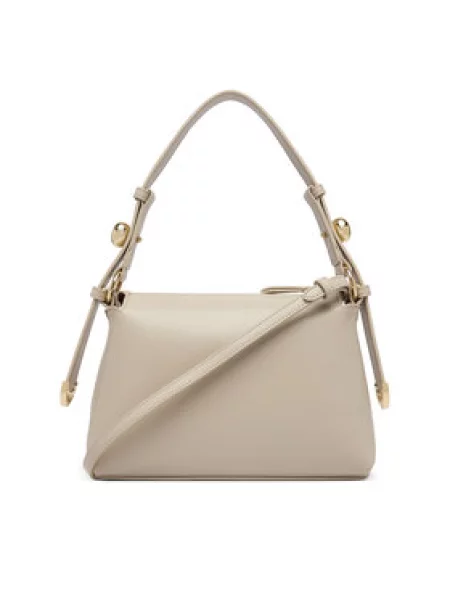 Armani Exchange crossbody torba za žene od imitacije kože bež