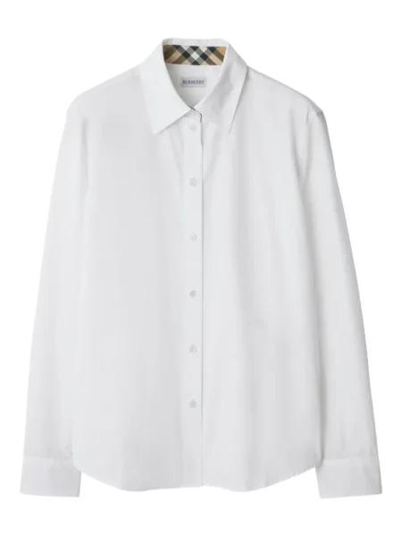 Cămașă Burberry din poplin alb