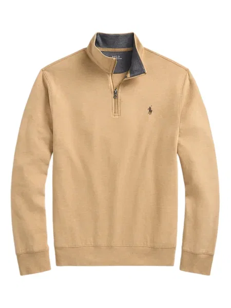 Дълго мрежеста тениска Polo Ralph Lauren с кръгло деколте зелено