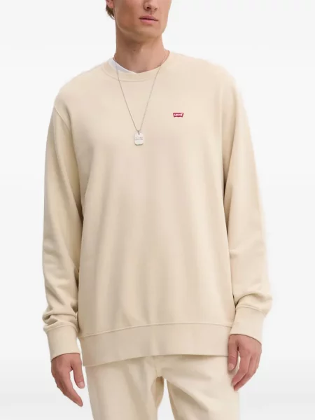 Scurt pantaloni scurți Levi's® cu broderie cu dungi alb