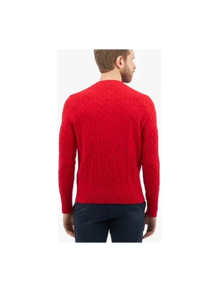 Sweter Brooks Brothers wełniany czerwony