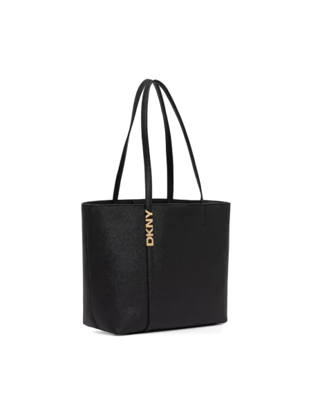 Torebka skórzana Dkny czarna