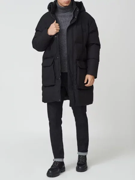 Пуховик Emporio Armani черный