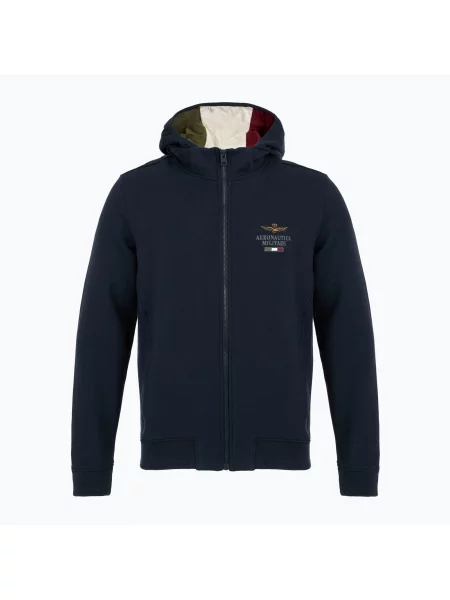 Мъжки суитшърт Aeronautica Militare Hoodie navy blue синьо