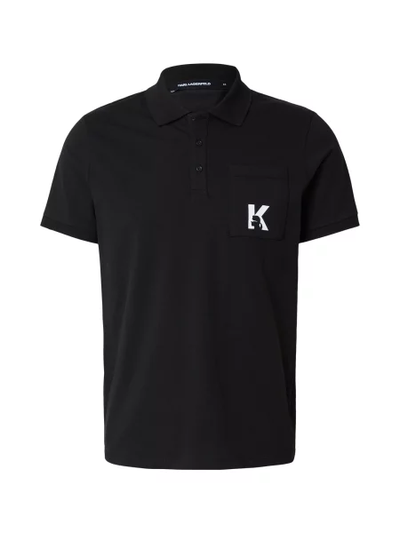 Karl Lagerfeld Tricou negru alb