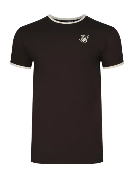 SikSilk Tricou deschis / ciocolatiu bej