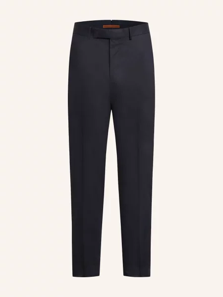 Zegna Chinosy Slim Fit blau granatowe