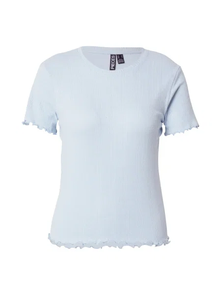 PIECES Tricou deschis albastru