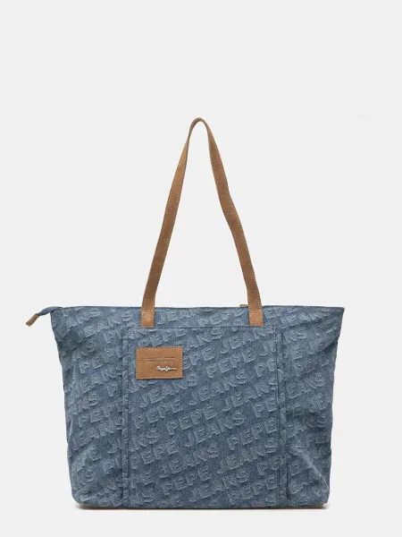 Geantă Pepe Jeans albastru