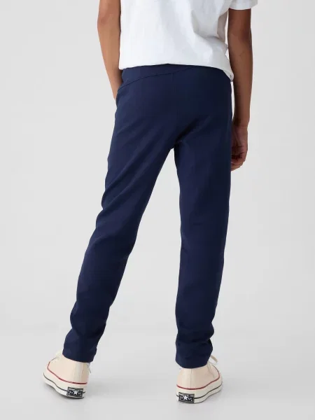 Pantaloni sport copii Gap alb