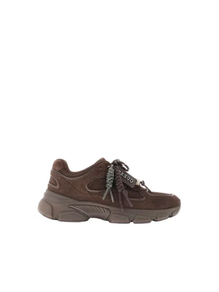 Sneakersy Guess zamszowe brązowe
