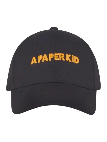 Czapka z daszkiem A Paper Kid czarna