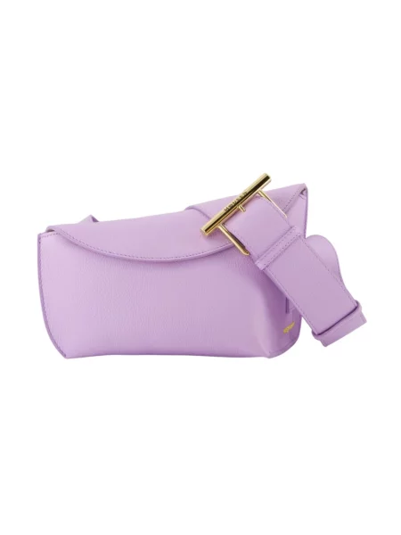 Torebka Alexander Mcqueen skórzana fioletowa