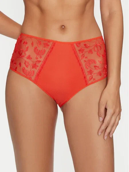 Chantelle Chiloți clasici cu talie înaltă Philter portocaliu