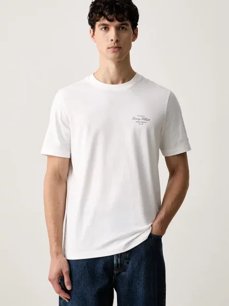 T-shirt Tommy Hilfiger Nautical Back Photo Regular Tee White S biała