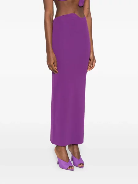 Fusta maxi Christopher Esber violet