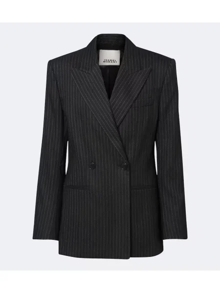 Sacou Isabel Marant de lână negru
