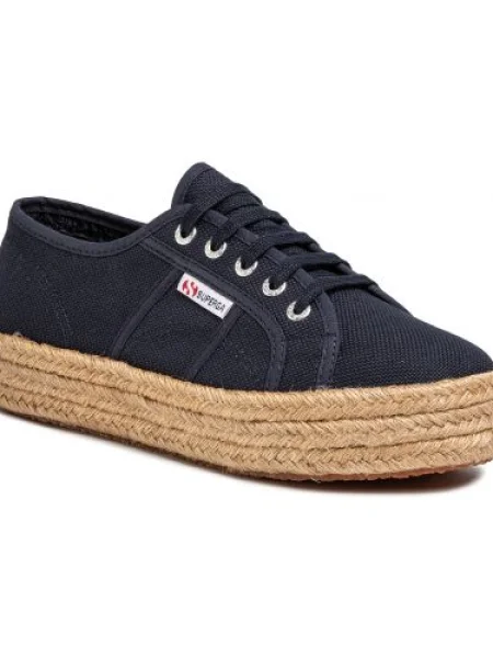 Superga Espadrilles Cotropew Sötétkék bézs