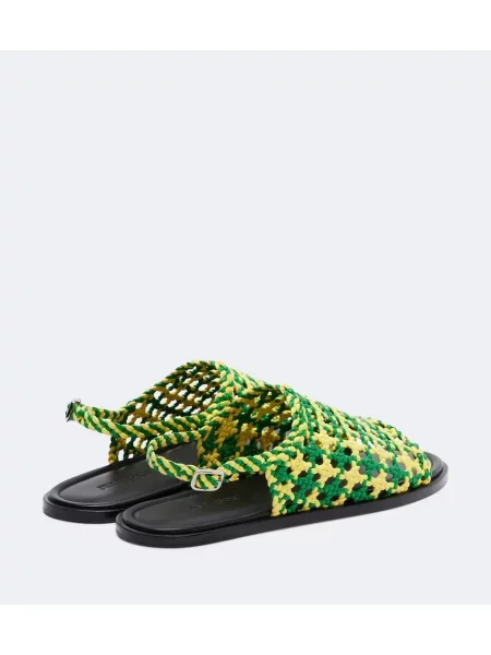 Sandale Jw Anderson plasă de plasă verde