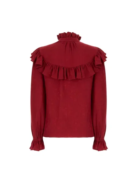 Bluzka Saint Laurent czerwona