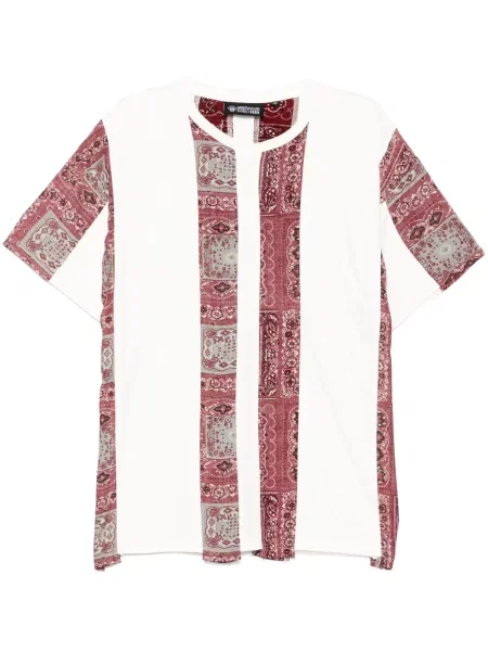 Tricou Mostly Heard Rarely Seen cu model paisley alb