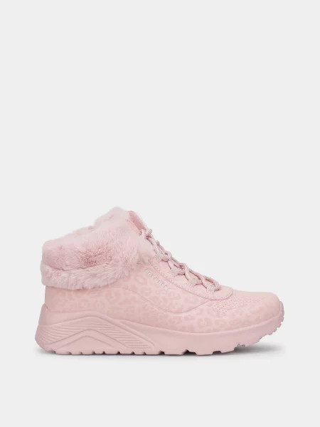 Детские ботинки Skechers розовые