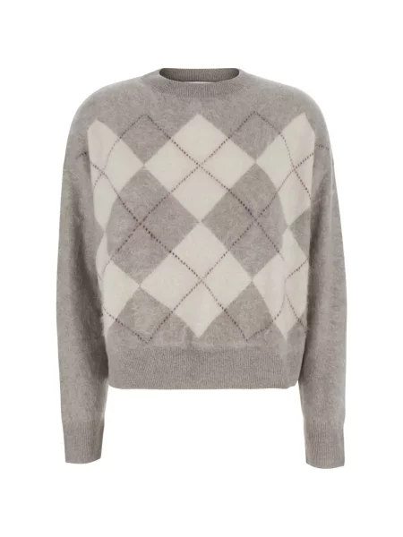 Pulover Soft Goat cu model argyle