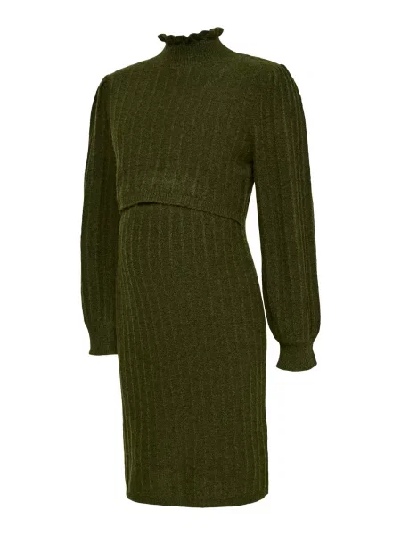 MAMALICIOUS Rochie tricotat MLAllison June închis verde