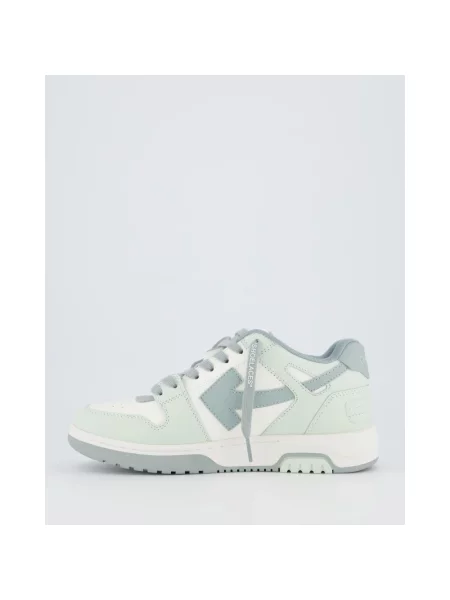 Sneakersy Off-white skórzane biznesowe białe