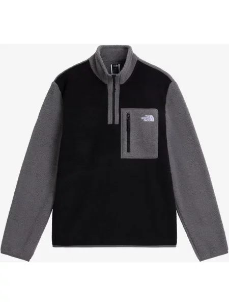 Polar The North Face Yumiori Quarter Zip ciemnoszary XS czarny