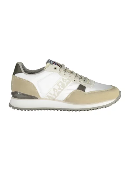 Sneakersy Napapijri zamszowe białe