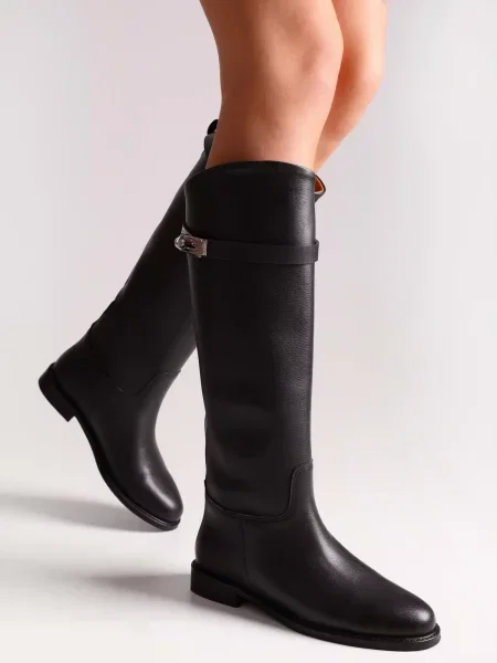 Гумени ботуши Shoeberry с катарама черно