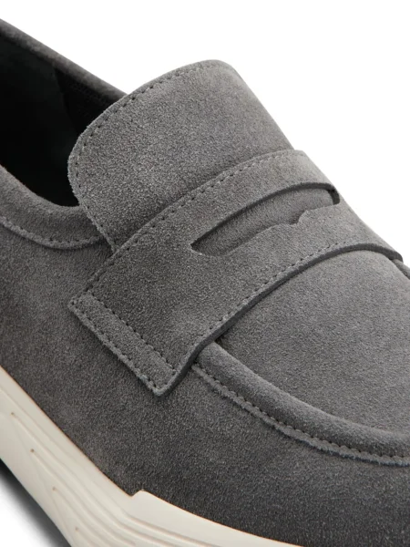 Sneakerși Tod's din piele de căprioară gri