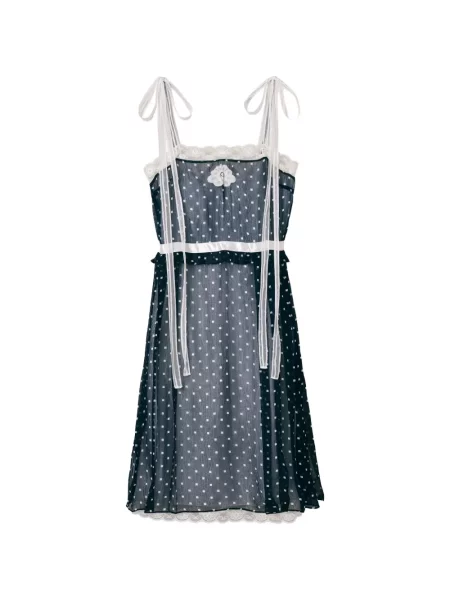 Rochie Marc Jacobs din șifon de costum albastru