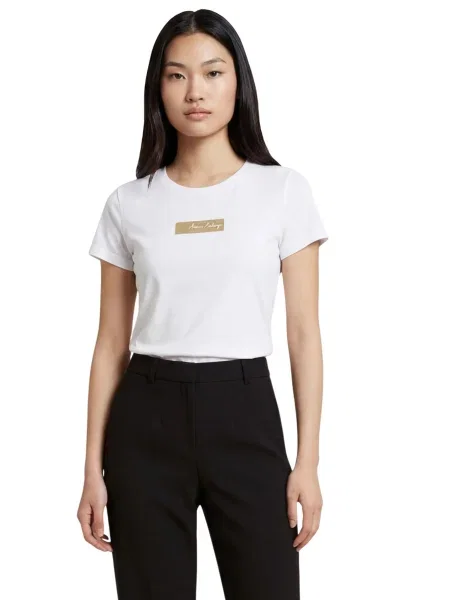 Armani Exchange Tricou alb