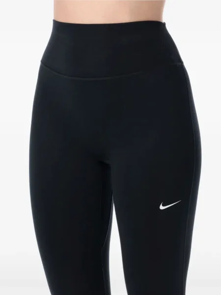 Leggings Nike cu broderie cu decolteu rotund mini verde