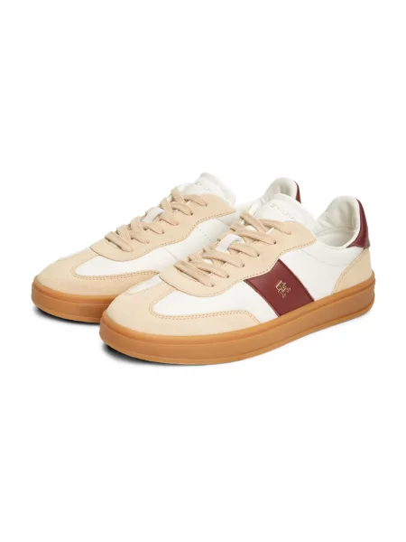 Sneakerși Tommy Hilfiger bej