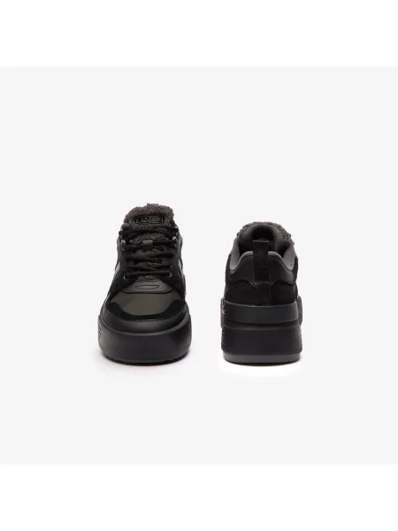 Lacoste Buty Sportowe Zimowe Ze Skóry Naturalnej czarne
