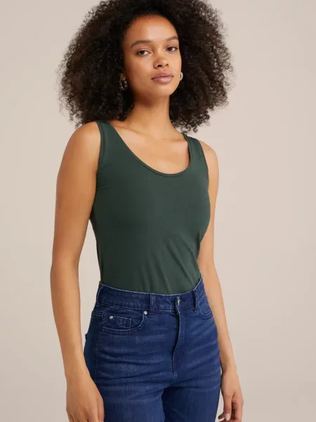 Top We Fashion verde