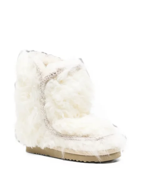 Botine Mou alb