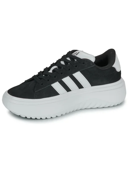 Bőr félcipő Adidas fekete