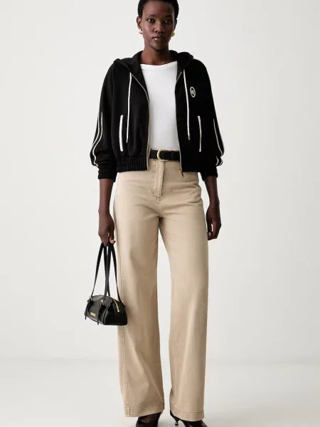 Michael Kors Hanorac | Cropped Fit negru