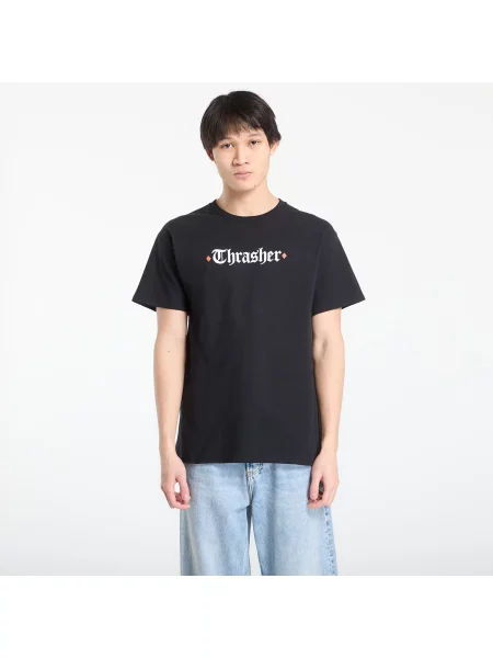 Tricou Thrasher x Spitfire The End Oath T-Shirt Black L negru