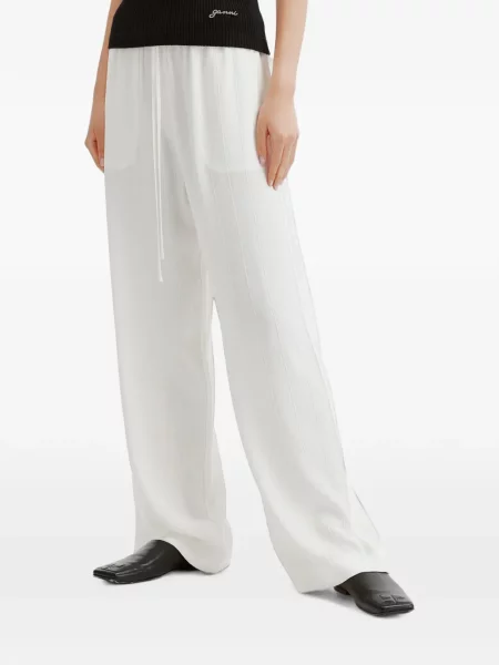 Pantaloni Toteme cu cordon alb